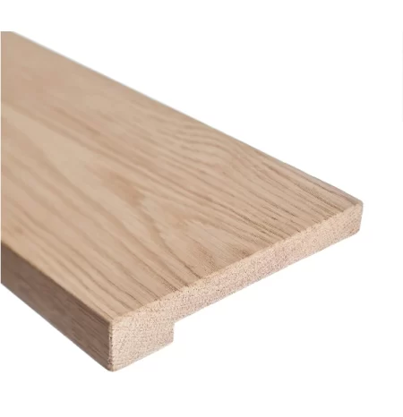 3/8" Square Edge Oak Stair Nosing
