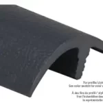 1-1/2" Narrow Leg Vinyl E-Cap FPCM1121CHA12