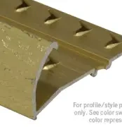 9/16" Aluminum Tapdown Pinned Residential Carpet Transition  - 740HGA12