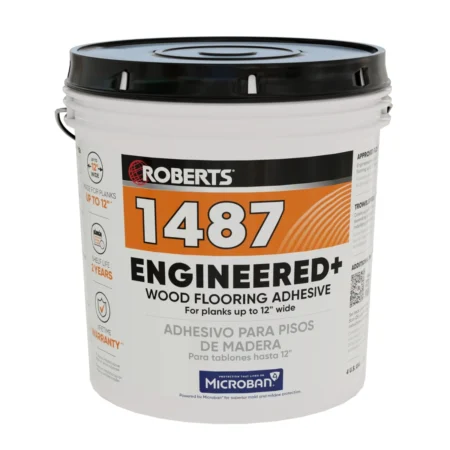 Roberts 1487-4  ENGINEERED Wood Flooring Adhesive for Wide Planks 4GAL