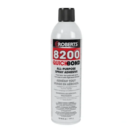 Roberts 8200 Quick Bond Spray Adhesive for Carpet Pad 12  OZ